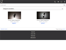 Tablet Screenshot of carbon-posten.de